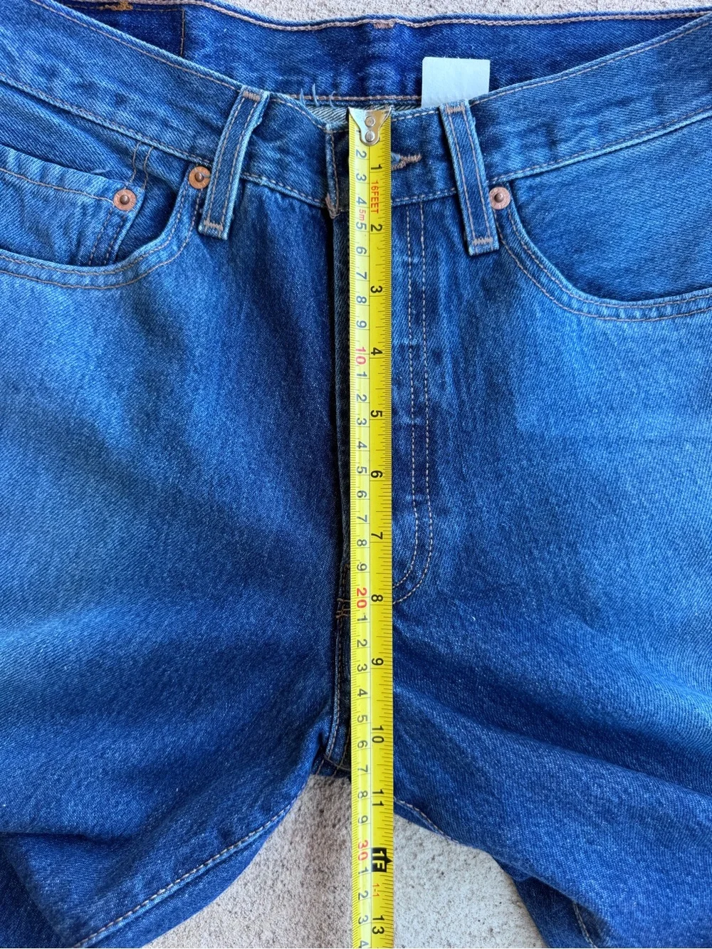 Levi’s 501 Button Fly Jeans 31x32 Actual 32x31 Made in Mexico
